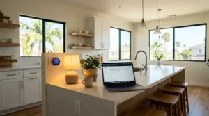 Modern residential kitchen setup